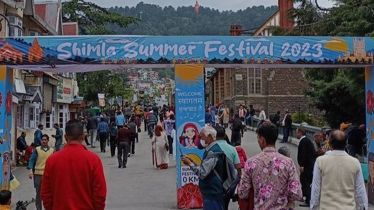 Tourists looking to beat the heat; Shimla sees record footfall of 72 lakh in 2023