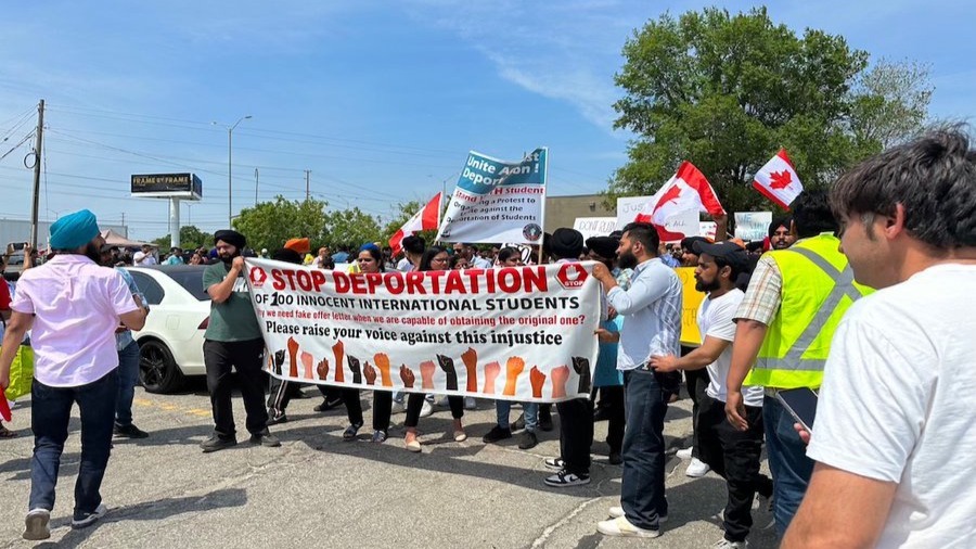 Indian students facing deportation from Canada launch protest; EAM takes up matter