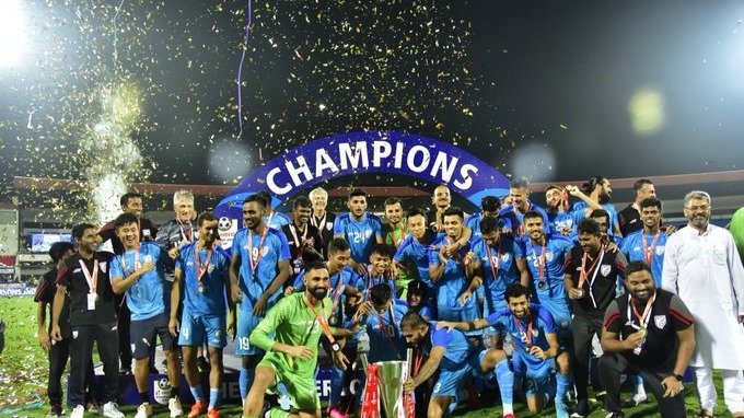 India lift Intercontinental Cup; Odisha CM announces INR 1 crore award for football team