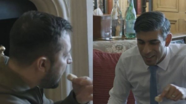 UK PM Rishi Sunak shares mum’s homemade Indian ‘barfi’ with Ukraine President Zelenskyy