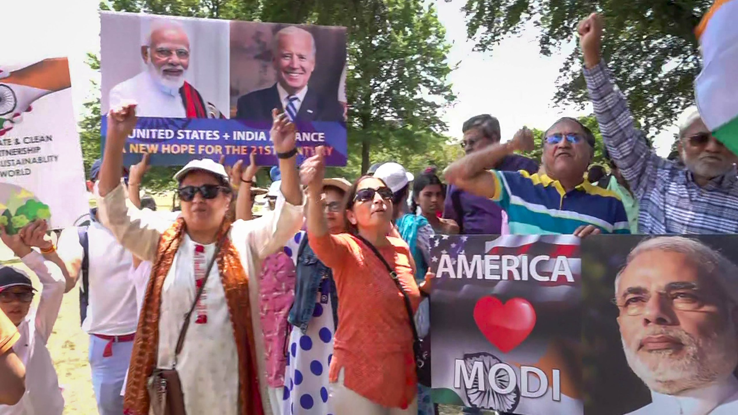 Indian-Americans march to welcome PM Modi ahead of official visit
