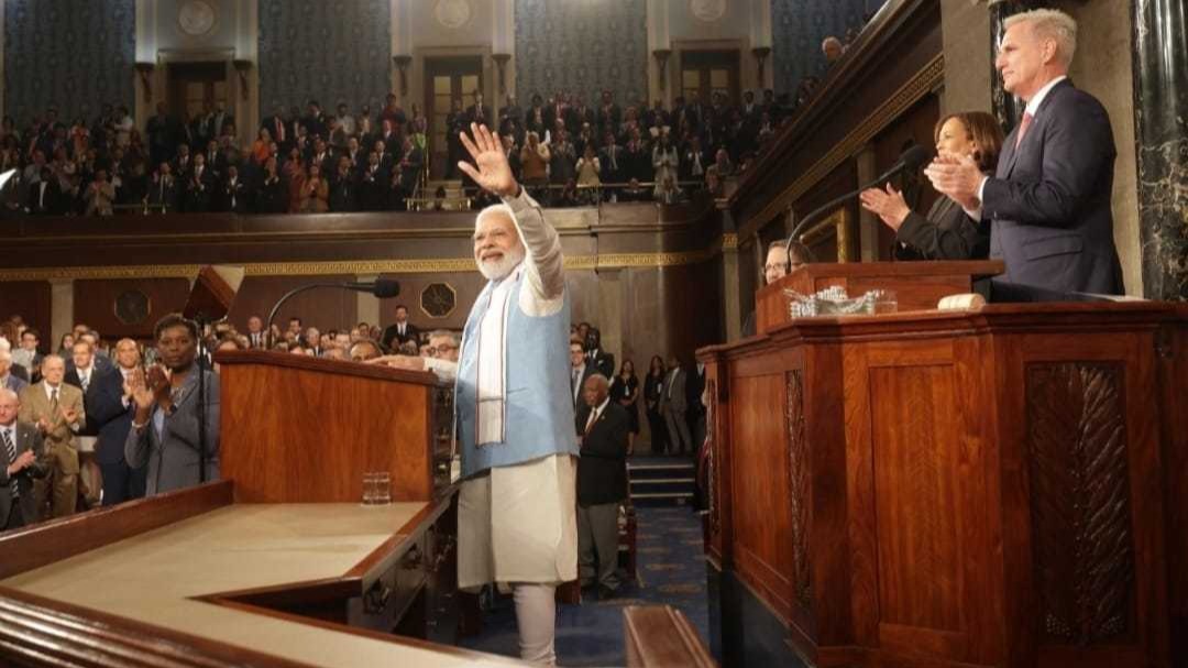 PM Modi in the US: Standing ovation at US Congress, power walk at White House state dinner