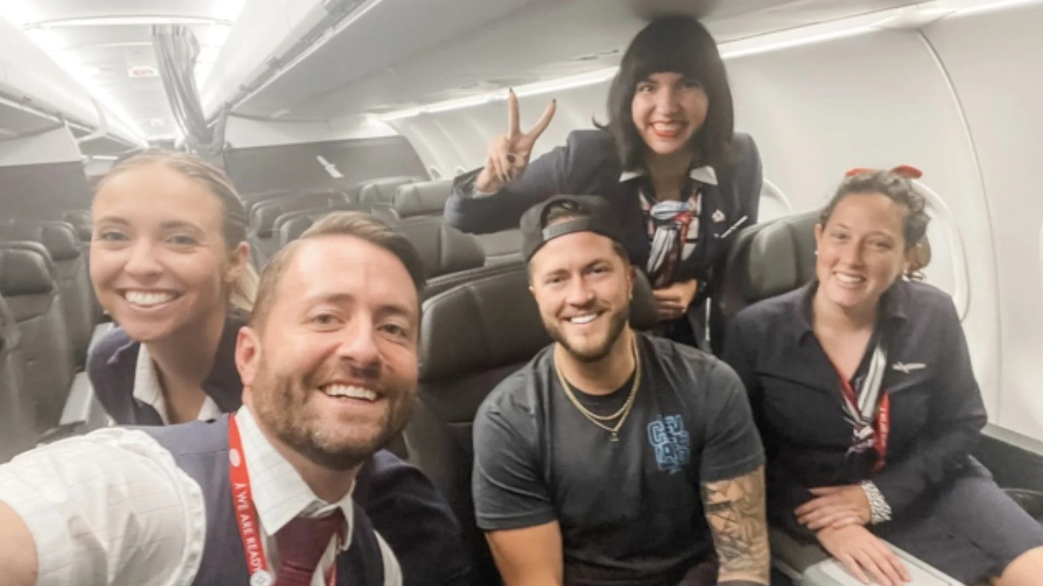 Flying solo: Man parties with crew on delayed flight as he was only passenger to show up