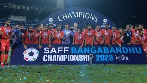 India wins 9th SAFF Championship; PM Modi hails football team