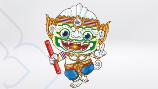 Lord Hanuman official mascot of Asian Championships in Thailand