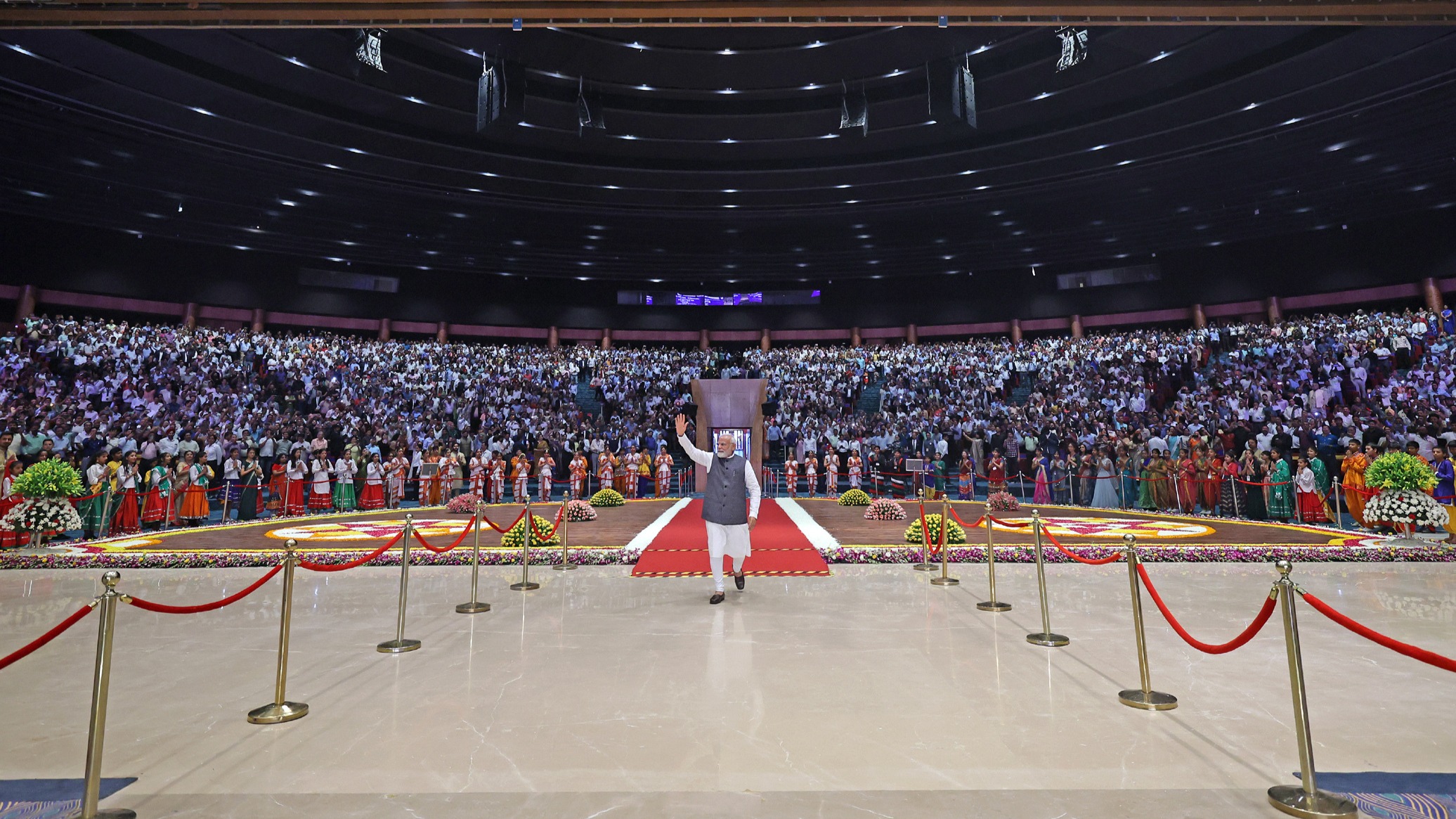 PM Modi unveils new Pragati Maidan, promises India in top 3 economies in his third term