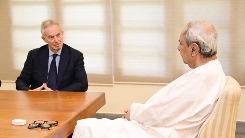 Former British prime minister Tony Blair meets Odisha CM Naveen Patnaik, discusses economic development of  the eastern state