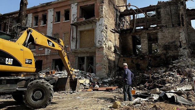 Russian airstrikes hit Lutsk and Lviv, three die