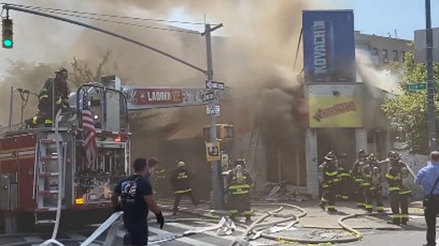 Three children, 10 firefighters hurt in two separate Brooklyn fires