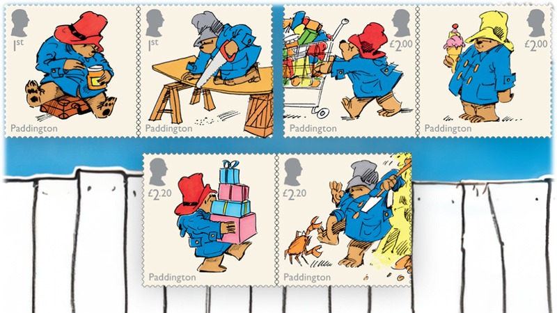 Royal Mail issues special stamps to mark 65th anniversary of Paddington Bear