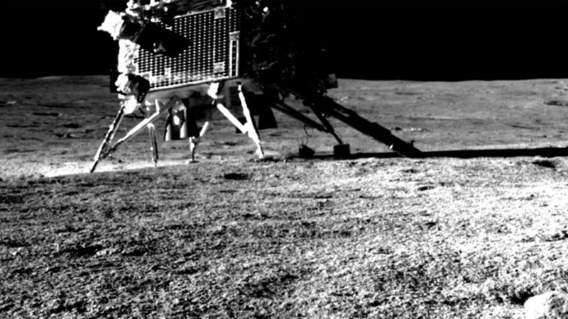 A day after Sulphur detection, Chandrayaan-3’s Pragyan Rover clicks image of Vikram Lander, ISRO shares on X platform