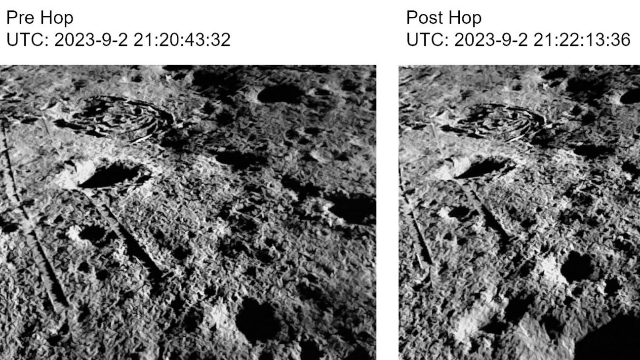 Chandrayaan-3 success: ISRO showcases another perfect moon landing by Vikram lander, with a ‘hop experiment’
