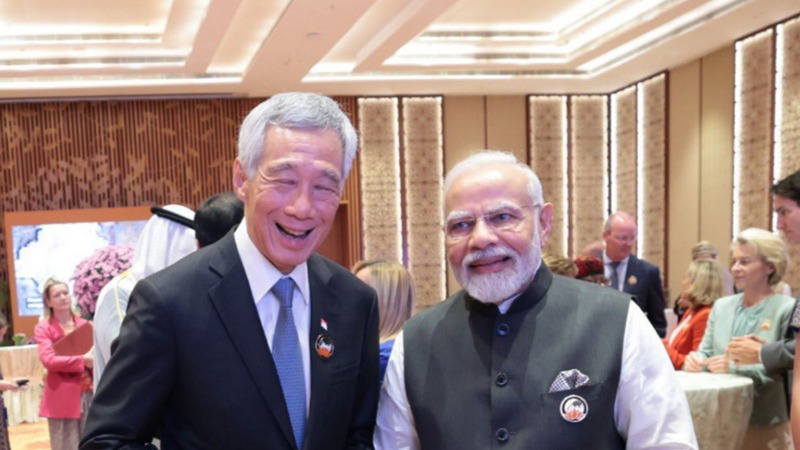 G20: Narendra Modi, Lee Hsien Loong discuss bilateral ties