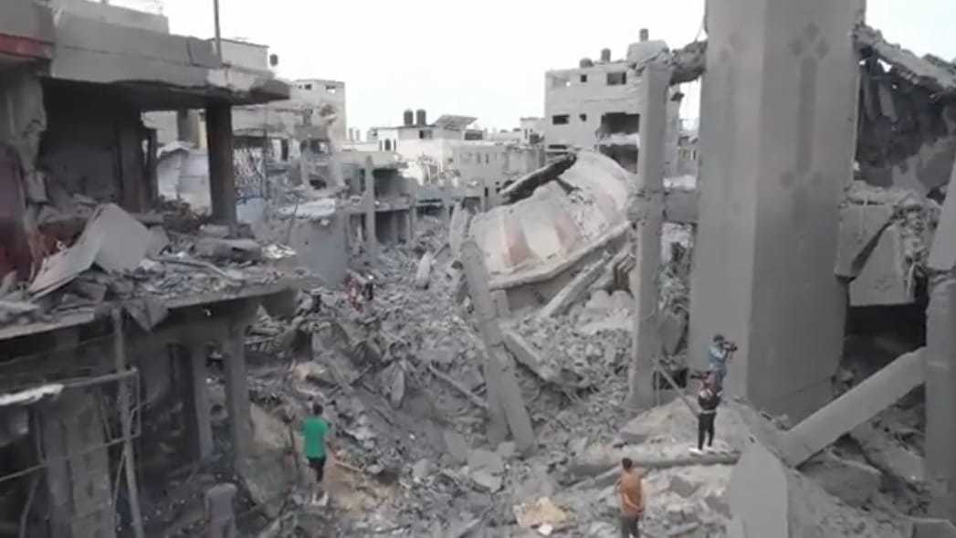 Israel bombs Gaza nonstop after Hamas attack, cutting off escape routes for Palestinians; US starts sending munitions