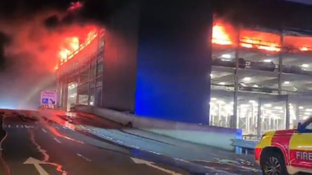 London Luton Airport: Fire breaks out at terminal car park, flights suspended