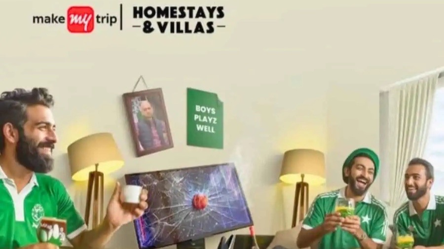‘Disgraceful’: MakeMyTrip draws reproof and outrage for ad on Pakistani fans