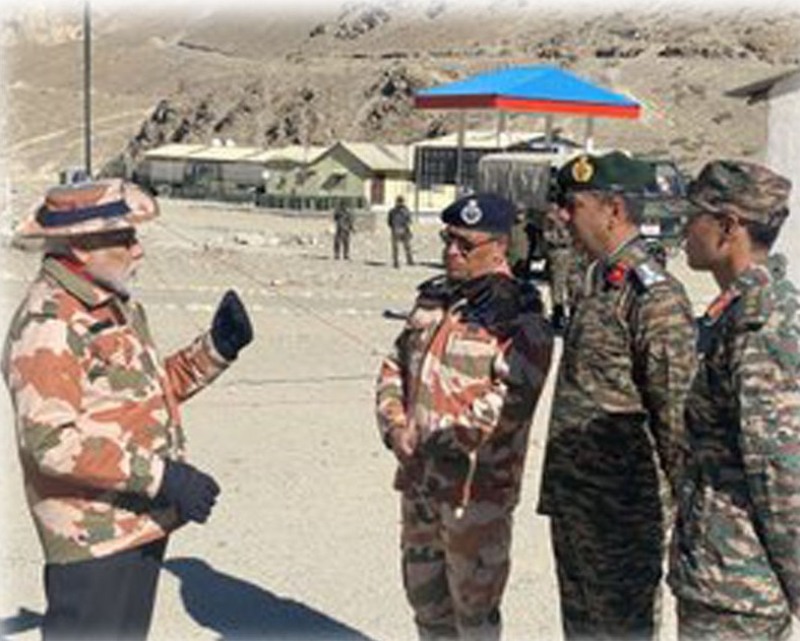 Diwali: PM Narendra Modi visits Lepcha to celebrate festival of lights with soldiers in customary fashion