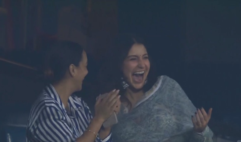 VIRAL: Proud wife Anushka Sharma celebrates as husband Virat Kohli showcases his other talent during cricket match