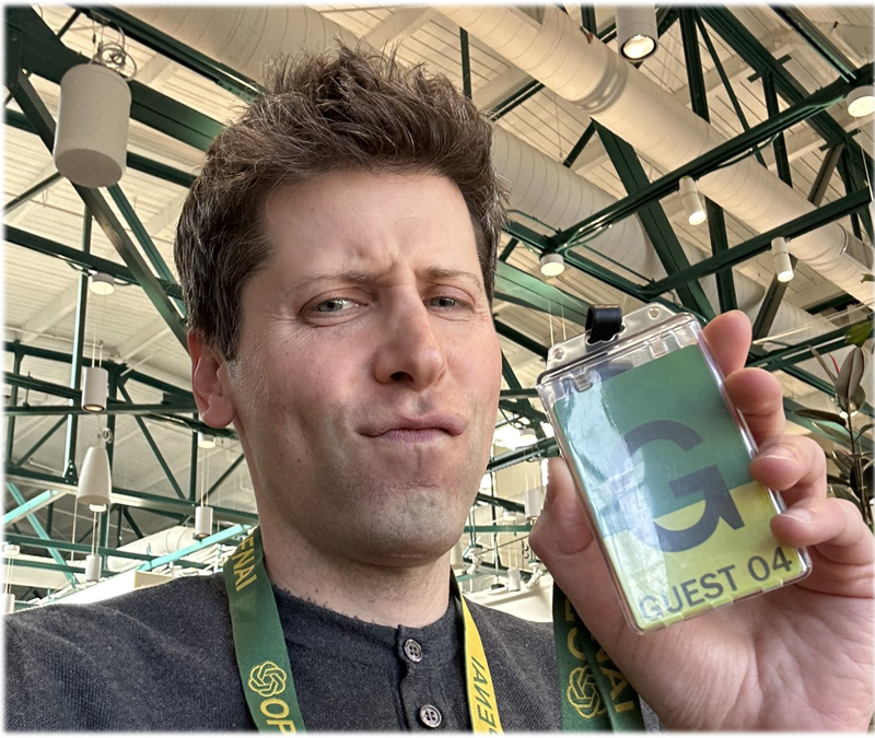 Ex-CEO Sam Altman posts picture from OpenAI HQ amid reports of return
