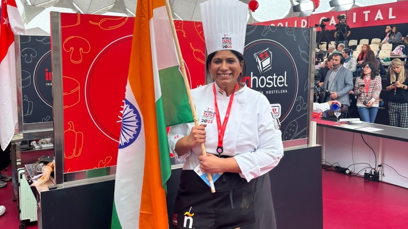 Indian chef Zareen Shaukat’s butter chicken wins fourth spot at World Tapas Competition 2023 In Spain
