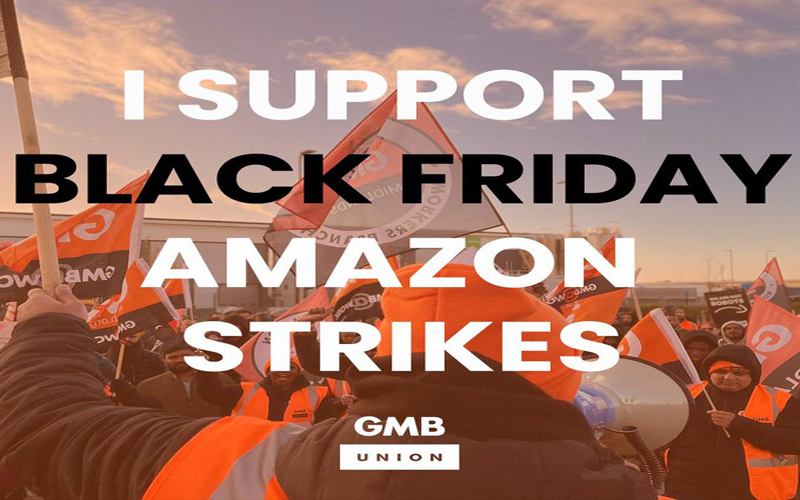 Pay dispute: Over 1,000 Amazon workers go on strike in the UK’s Coventry