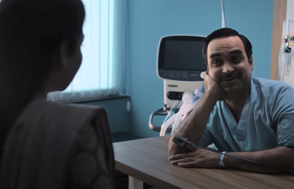 Pankaj Tripathi from a scene in Kadak Singh