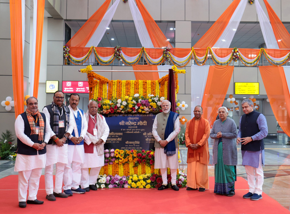 PM Narendra Modi inaugurates Maharshi Valmiki Airport, revamped railway station in Uttar Pradesh’s Ayodhya