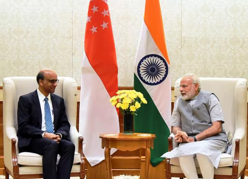 Singaporean President Tharman Shanmugaratnam, PM Lee Hsien Loong greet India on Republic Day, talk about strengthening bilateral ties  