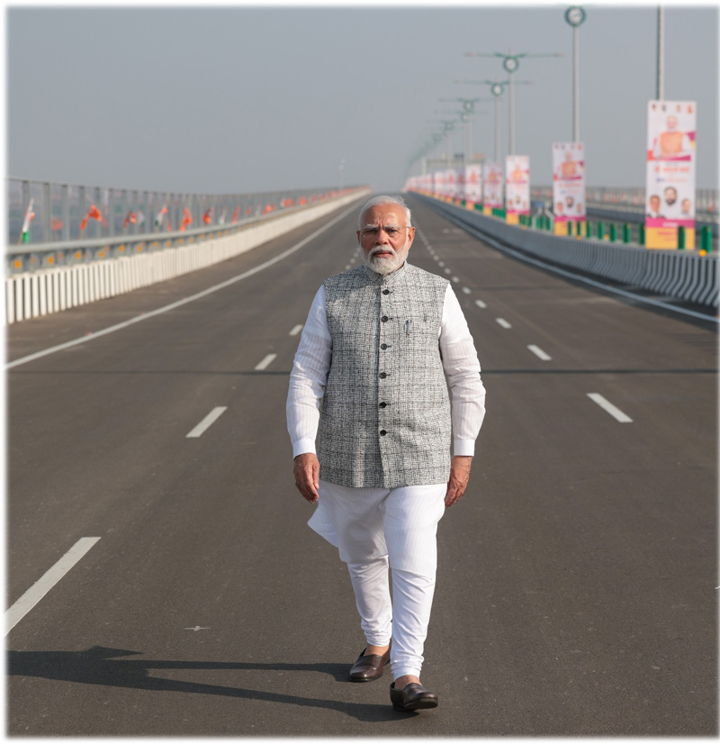 Atal Setu: Indian PM Narendra Modi inaugurates country’s longest sea bridge