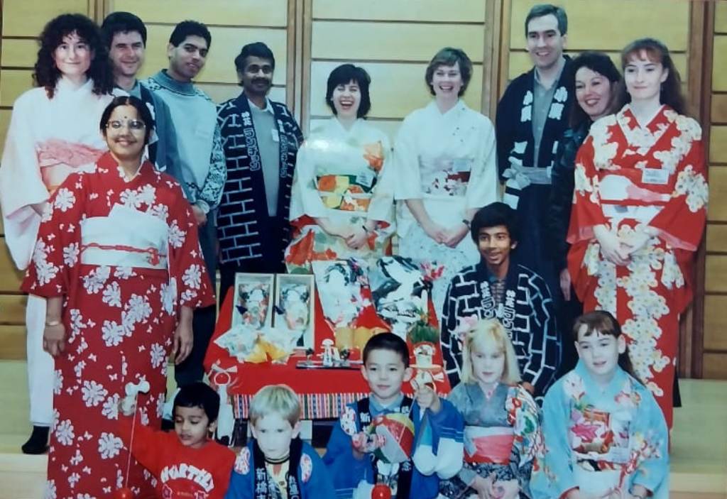 Rocking the Kimono look. Photo credit: Geetha CT
