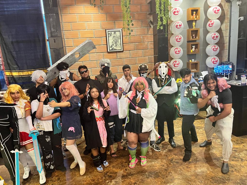 Japanese cosplay event at Hatsuhi. Photo credit: Geetha CT