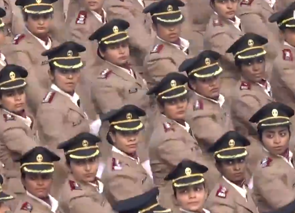 Women at Republic Day parade