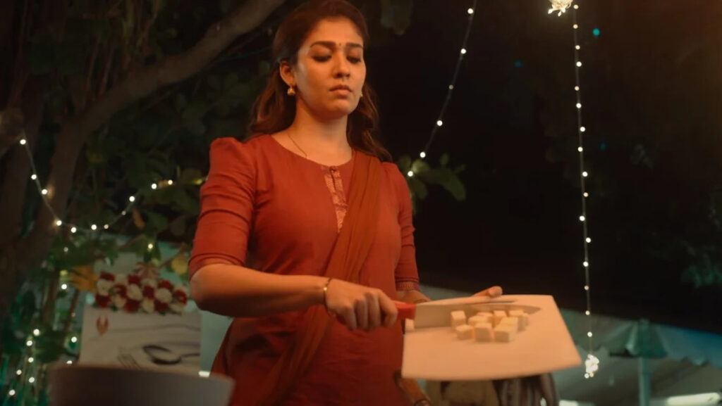 Nayanthara from a scene in Annapoorani