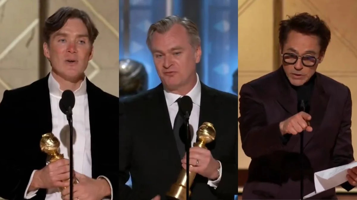 Christopher Nolan’s Oppenheimer wins big at Golden Globes 2024