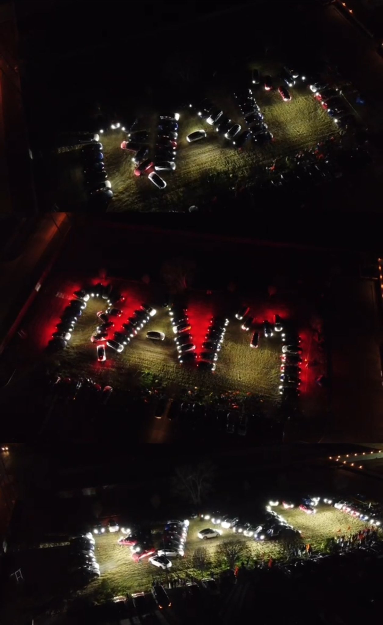 Ram Mandir inauguration: Indians in Houston spell “Ram” with Tesla Light Show