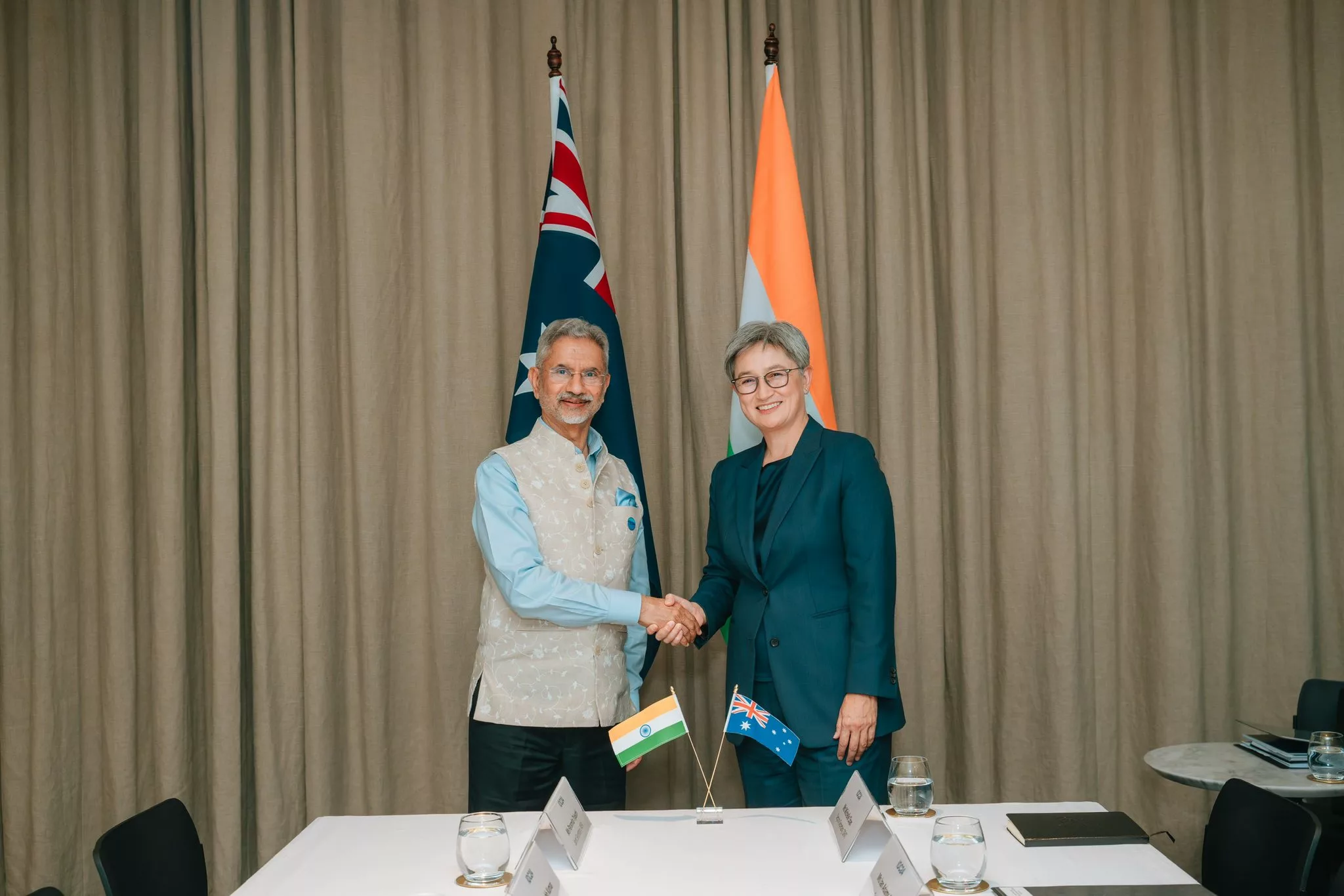 Indian External Affairs Minister S Jaishankar meets Australian Foreign Minister Penny Wong