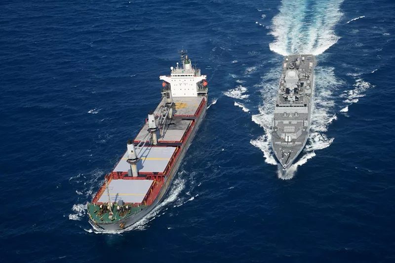 The Indian Navy said in a statement: "Palau Flagged MV Islander caught fire after an attack likely by drone/ missile on 22 Feb 24. Responding swiftly to the Distress call, Indian Navy's destroyer, mission deployed in the Gulf of Aden for maritime security operations, arrived in the vicinity of the vessel in the afternoon of 22 Feb 24."