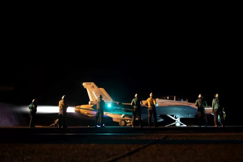 US, UK strike in Yemen.