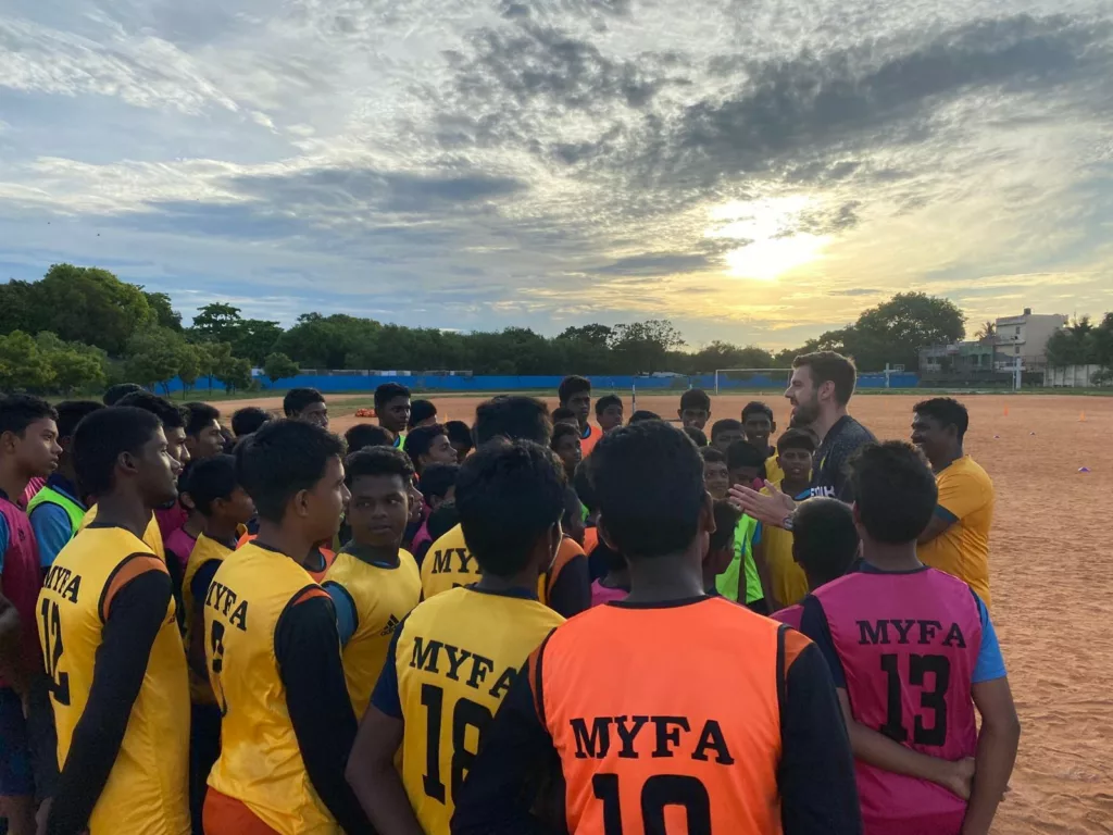 400 students from AMM Foundation-run schools train at the MYFA. Photo courtesy: AMM Foundation