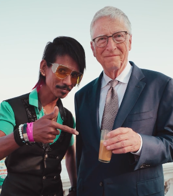 Storm in a chai glass: Bill Gates video with Nagpur street vendor goes viral
