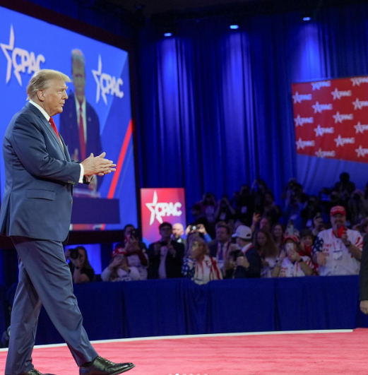 Donald Trump at the CPAC meet