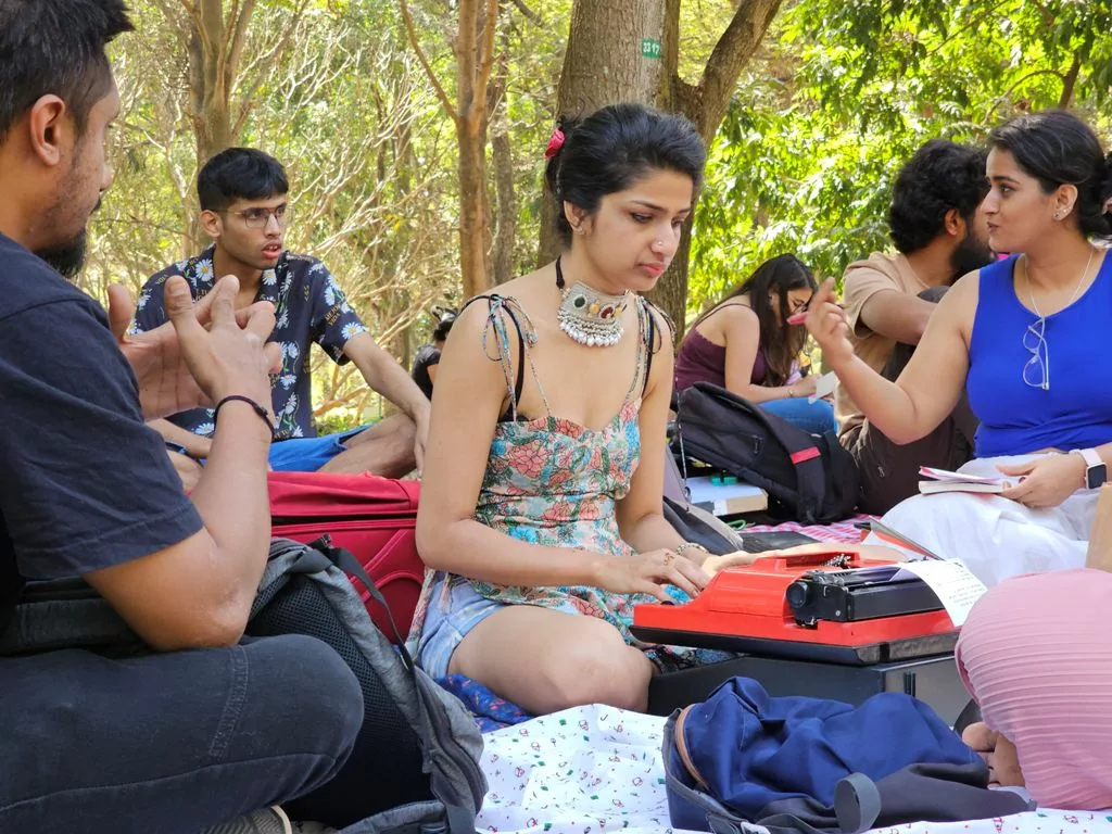 Ruby Naaz takes 15 minutes to write a poem. Photo: CtoI.