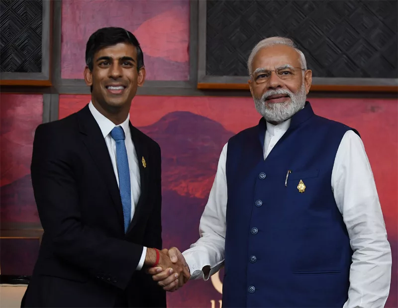 Rishi Sunak, Narendra Modi discuss early conclusion of FTA.