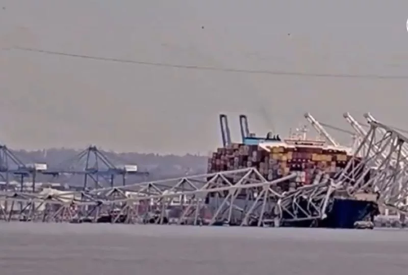 Baltimore's Francis Scott Key Bridge collapsed on Tuesday following the collision.