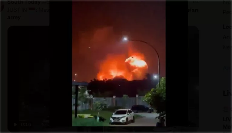 Fire breaks out at Indonesian army ammunition depot brought under control