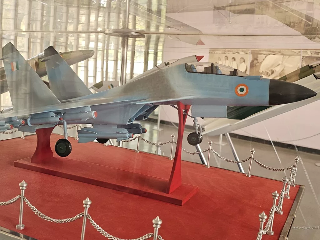 A miniature version of Tejas. Photo: Connected to India