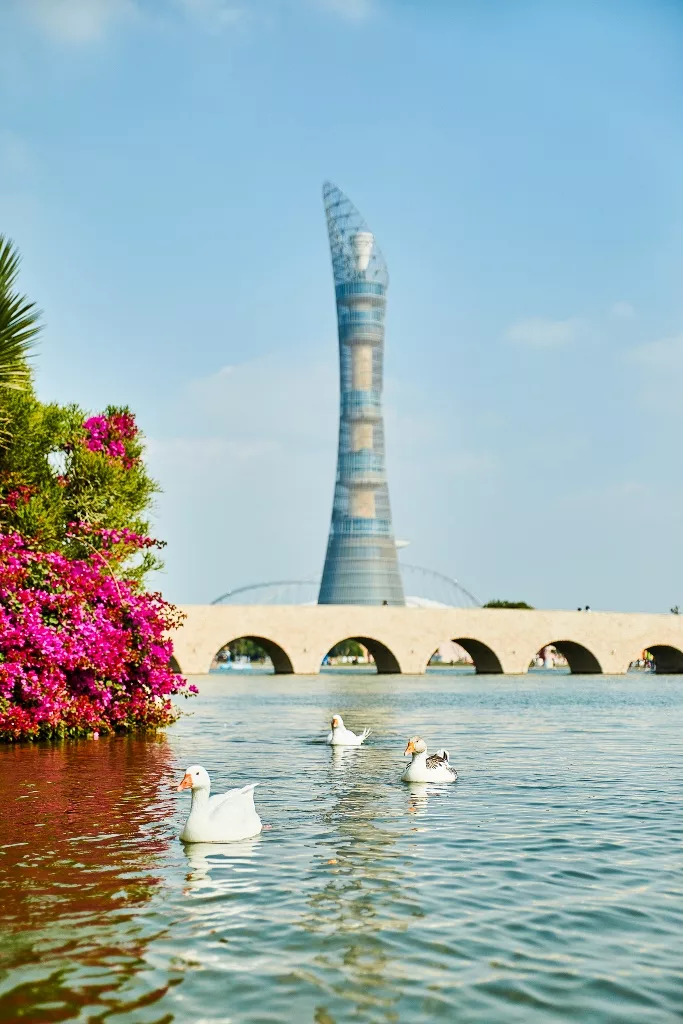 The iconic Aspire Lake. Photo courtesy: Collected