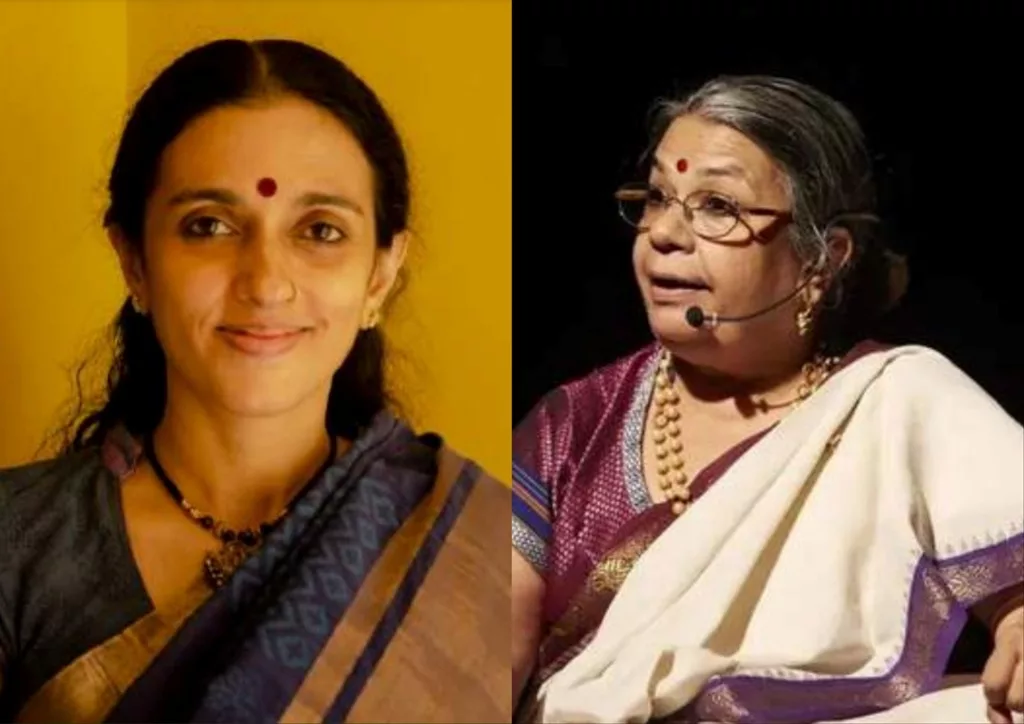 Anjana Anand (left) and VR Devika. Photo courtesy: ADC