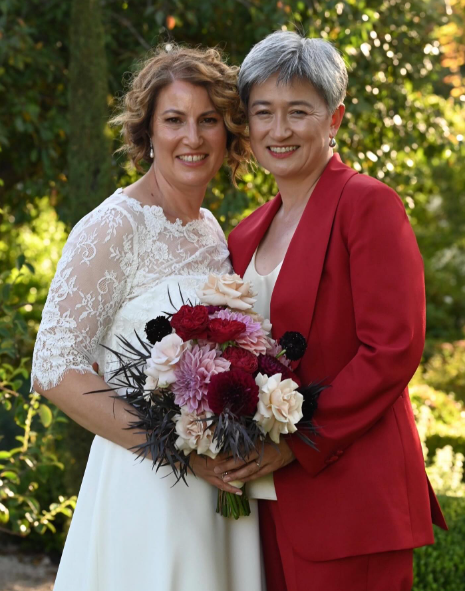 Penny Wong and Sophie Allouache