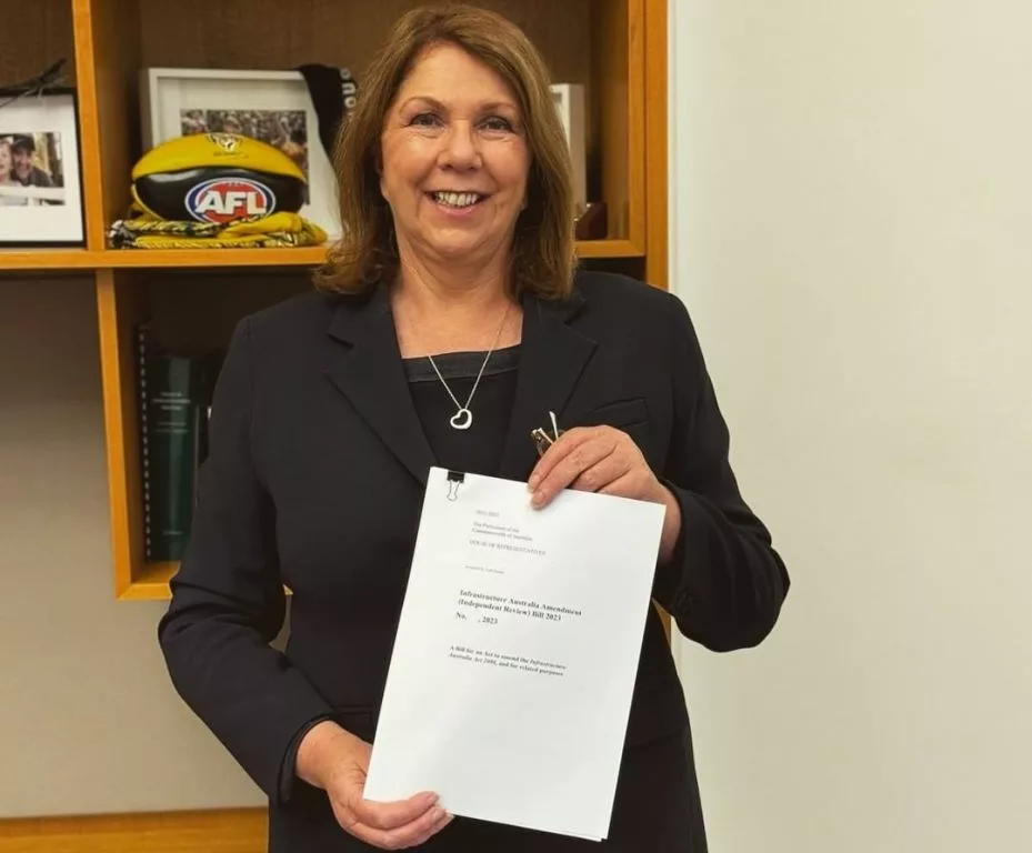 Australian Minister for Infrastructure, Transport, Regional Development and Local Government, Catherine King. Photo courtesy: Catherine King/ Instagram